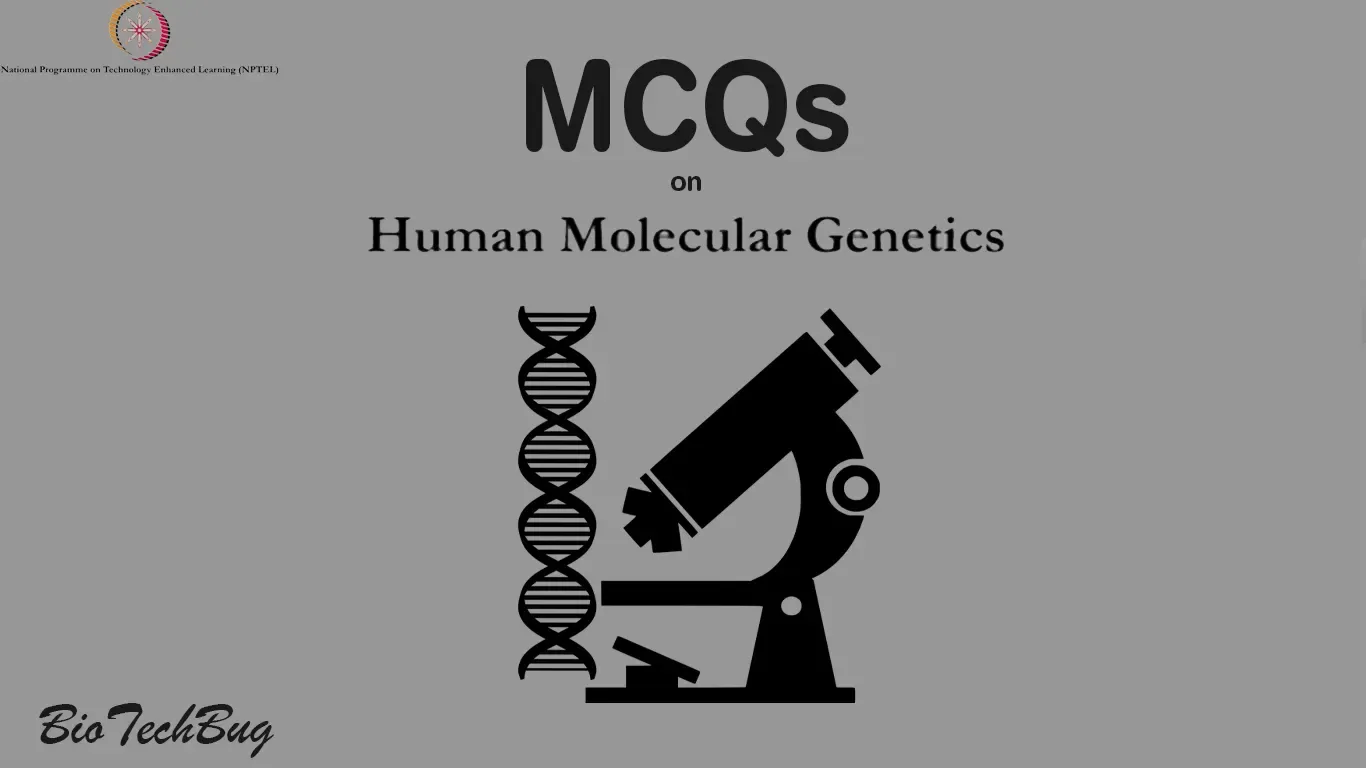 human molecular genetics nptel assignment answers 2022